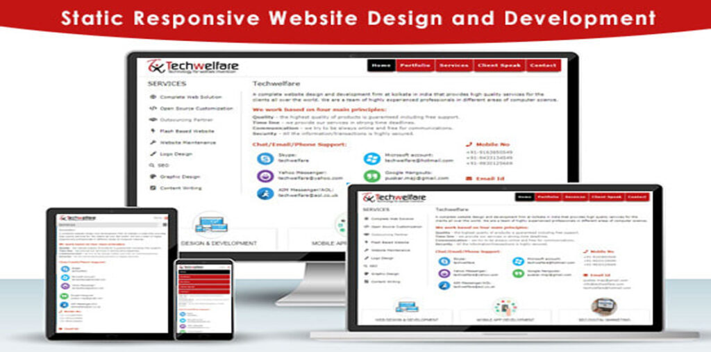 Basic Static Website Static Or Basic Web Site – Atp It Solution